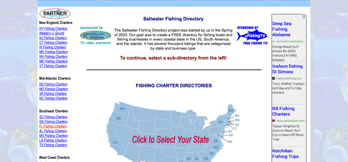 Saltwater Fishing Directory