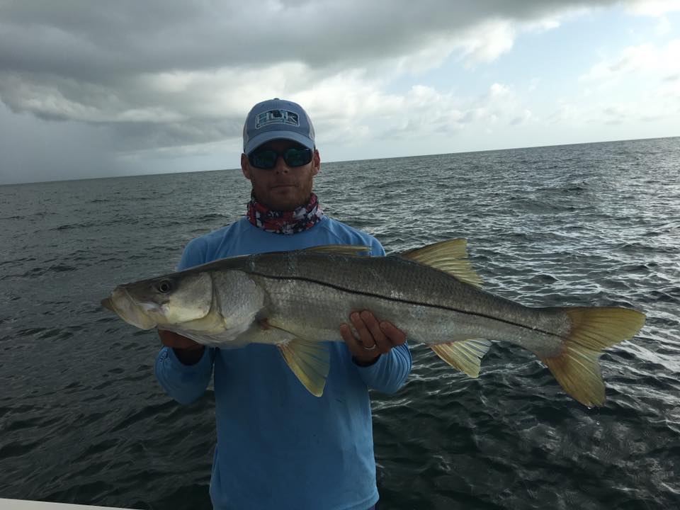snook fishing charter in estero bay florida